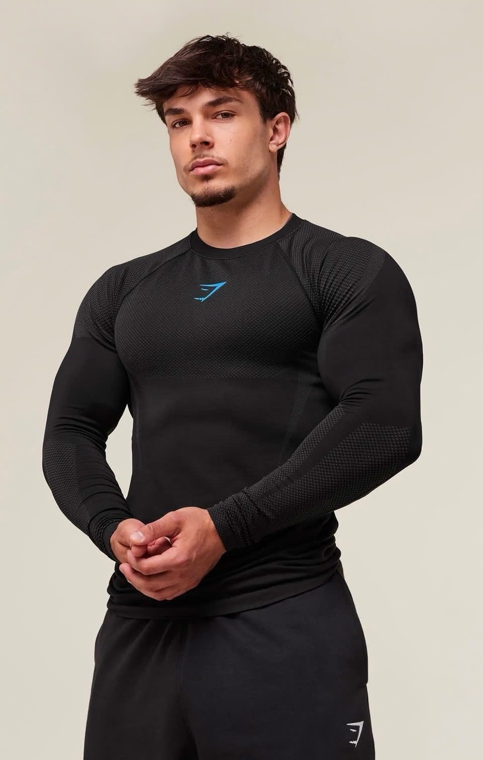 Gymshark Onyx Muscle Fit Longsleeve T-Shirt