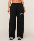 Collegiate Graphic Straight Leg Jogger - Black